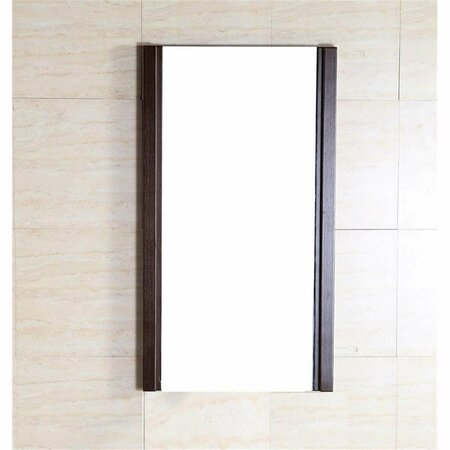 COMFORTCORRECT Bellaterra Home  Wood Frame Mirror, Wenge - 17.7 in. CO721913